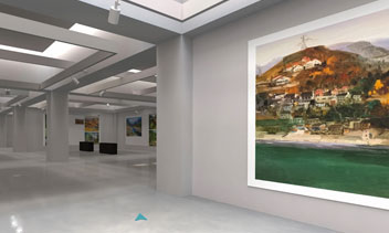 720油画云展厅 油画图片展