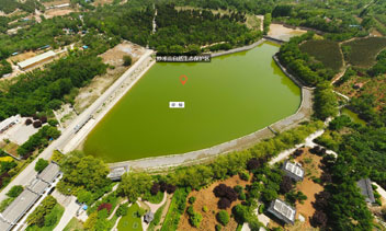 沣水镇地块招商全景航拍示意说明